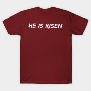 He Is Risen Cool Motivational Easter Christian T-Shirt